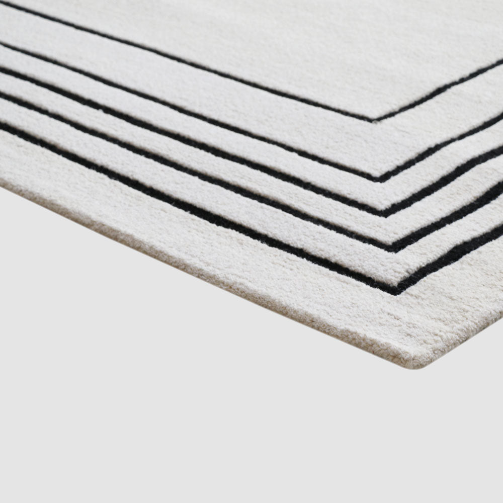 Easton Bay Hand-Tufted 100% Wool Rug Ivory