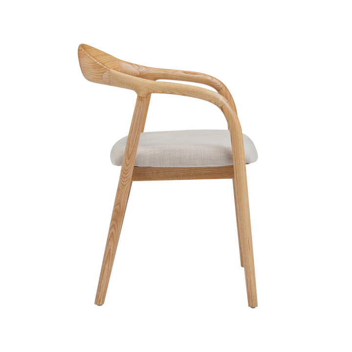 Mason Dining Chair Ash Natural Fabric