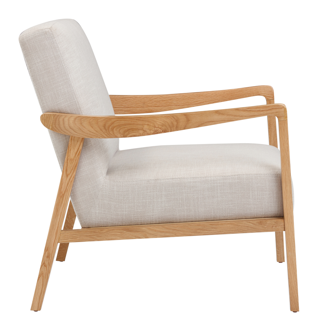 Preston Armchair Ash Natural Fabric