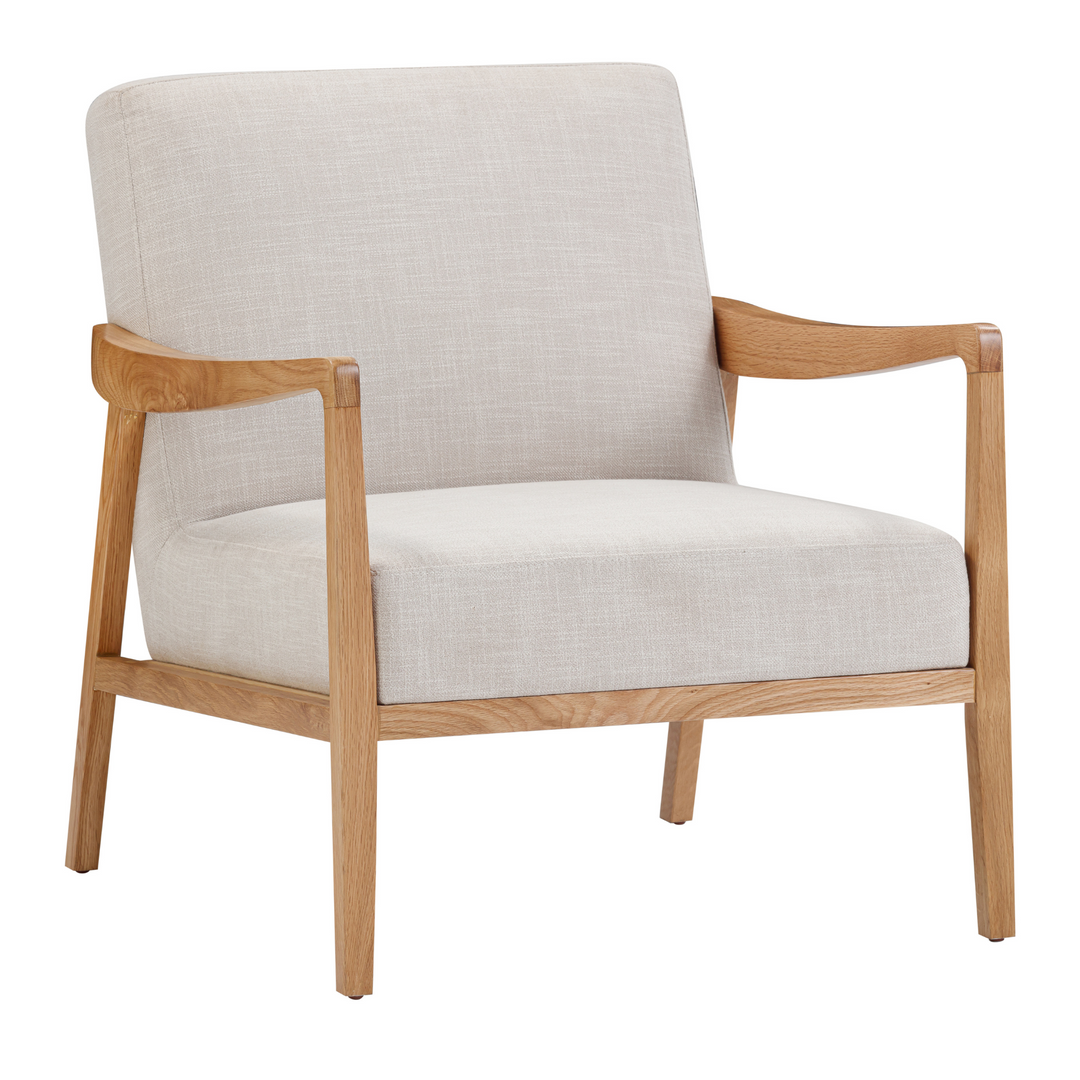 Preston Armchair Ash Natural Fabric