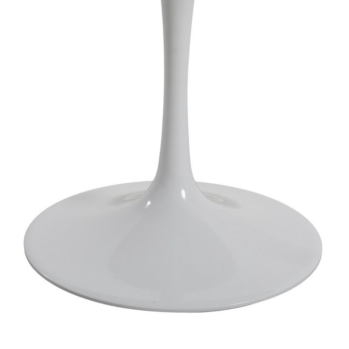 Aurora Round Dining Table Marble White 120cm