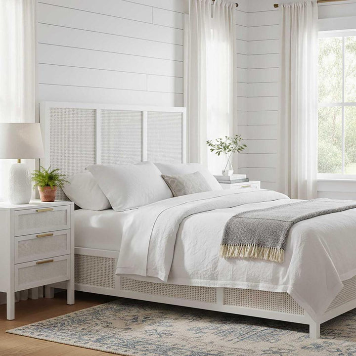 Santorini Bedside 3 Drawers White