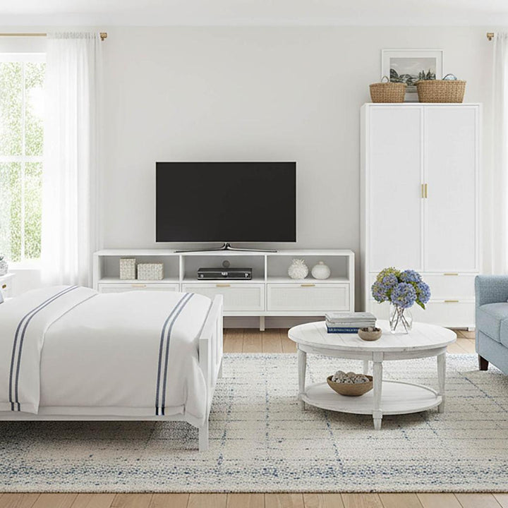 Santorini Large Media Unit White
