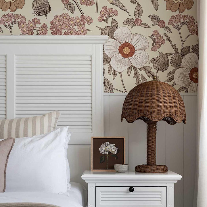 West Beach Hamptons Bedhead W/ Shutters King