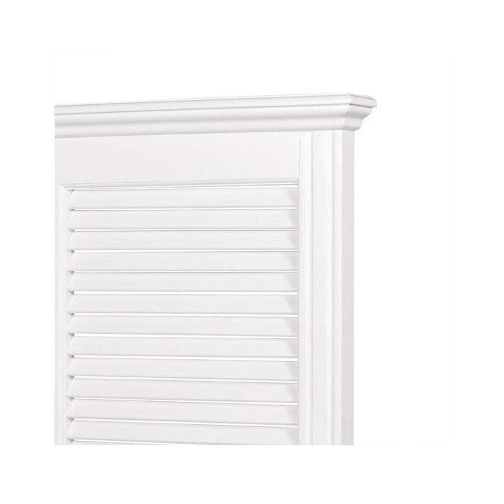 West Beach Hamptons Bedhead W/ Shutters Queen