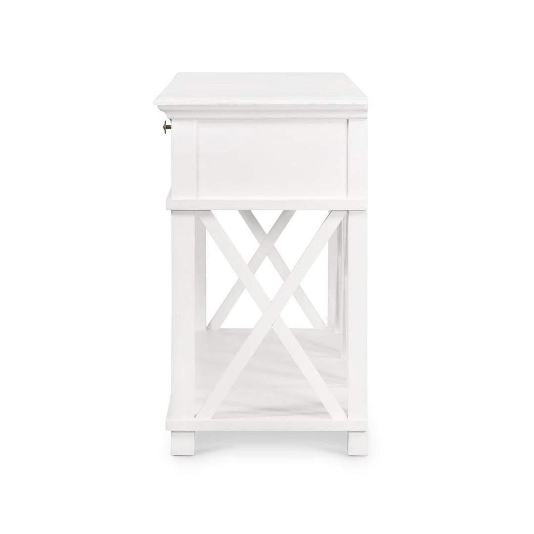 West Beach 3 Drawer Hamptons 190cm Console White