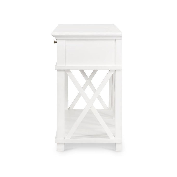 West Beach 3 Drawer Hamptons 190cm Console White