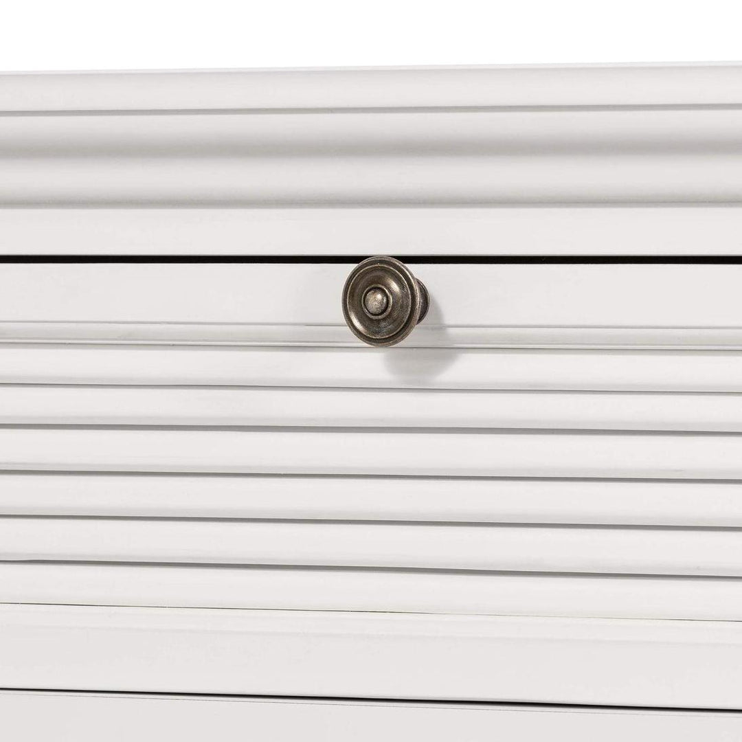 West Beach 3 Drawer Hamptons 190cm Console White