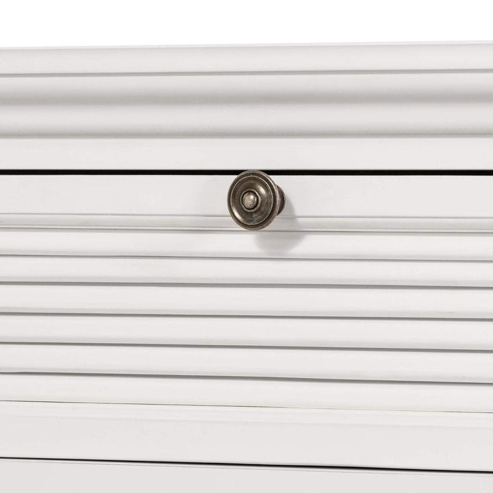 West Beach 3 Drawer Hamptons 190cm Console White