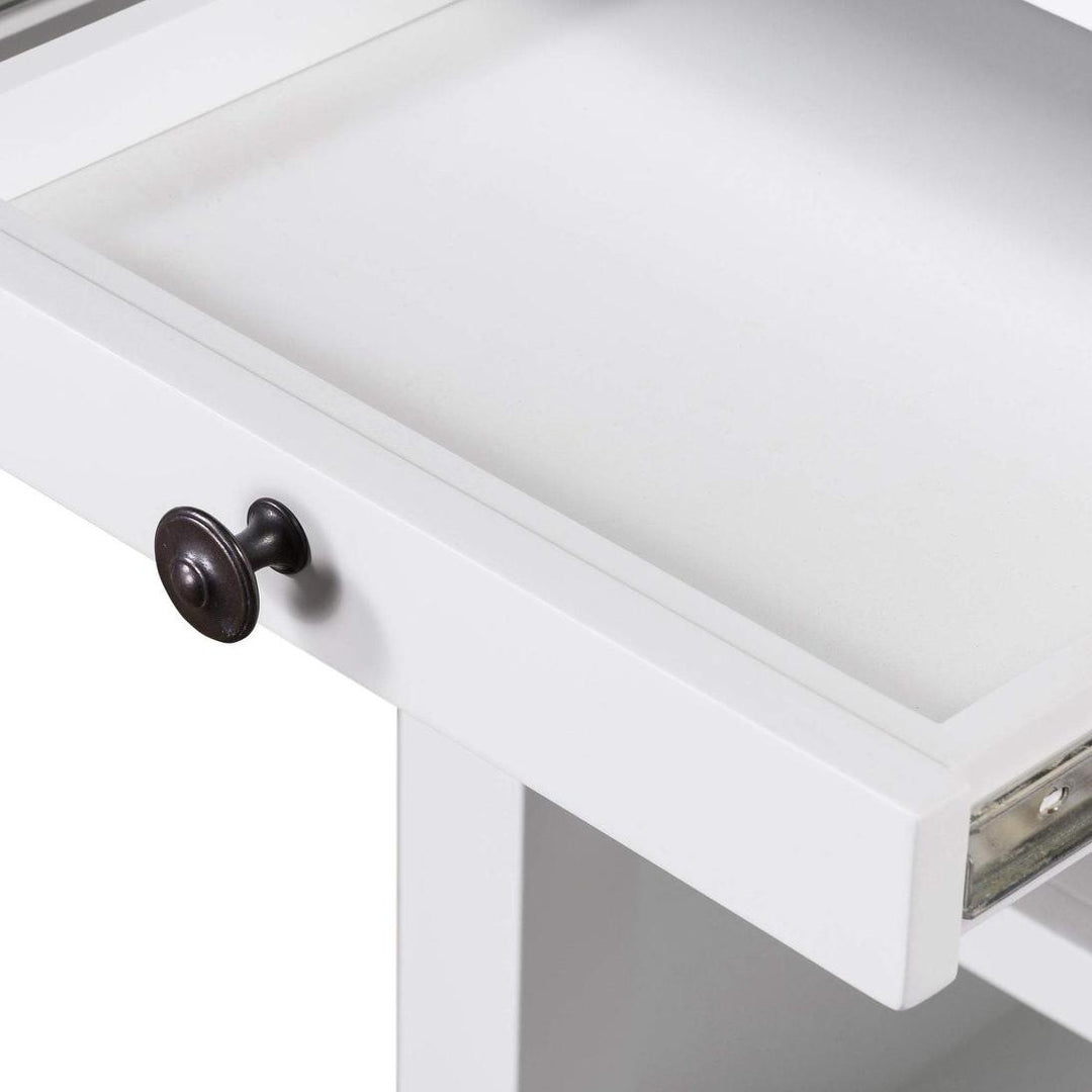 West Beach Hamptons Desk White W/ Shutter Doors