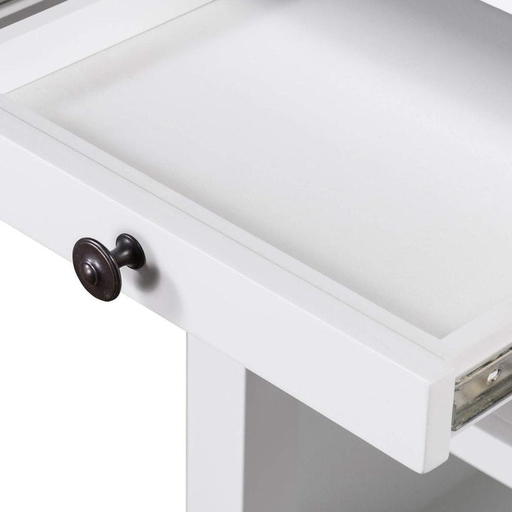 West Beach Hamptons Desk White W/ Shutter Doors