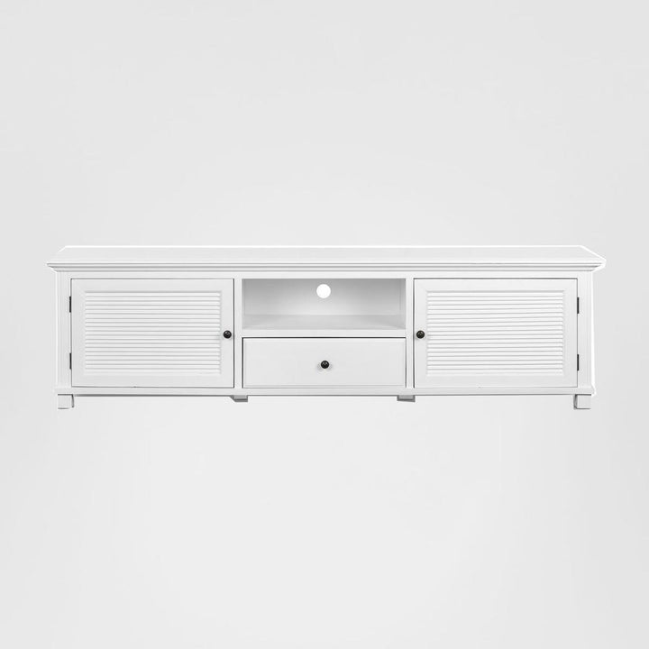 West Beach Hamptons Media Unit White Large
