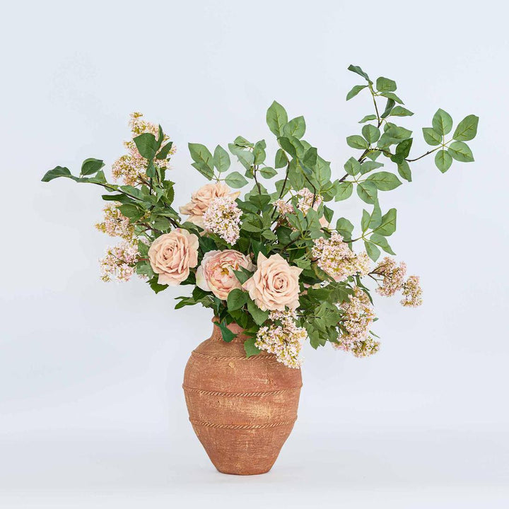 Peony Flower Real Touch Stem Pink Large