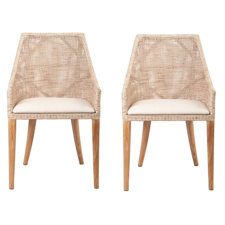 Charlotte Rattan Dining Chair Natural