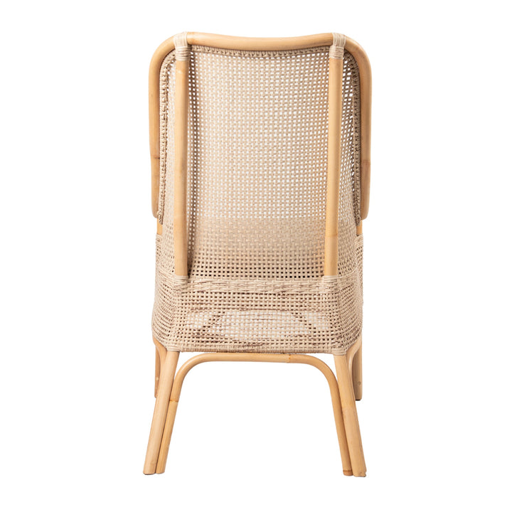 Victoria Hamptons Dining Chair Natural Whitewash