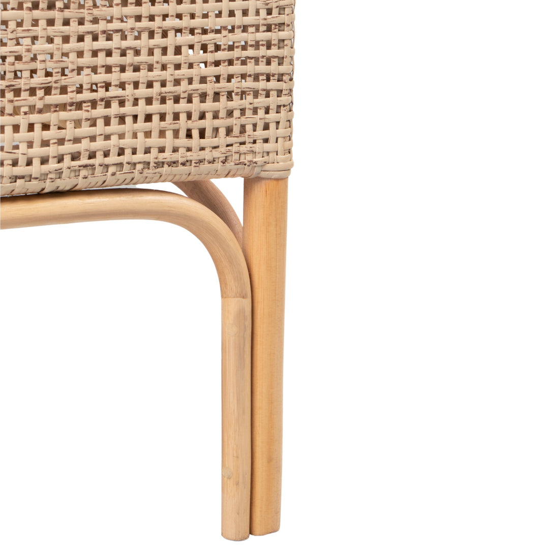 Victoria Hamptons Dining Chair Natural Whitewash