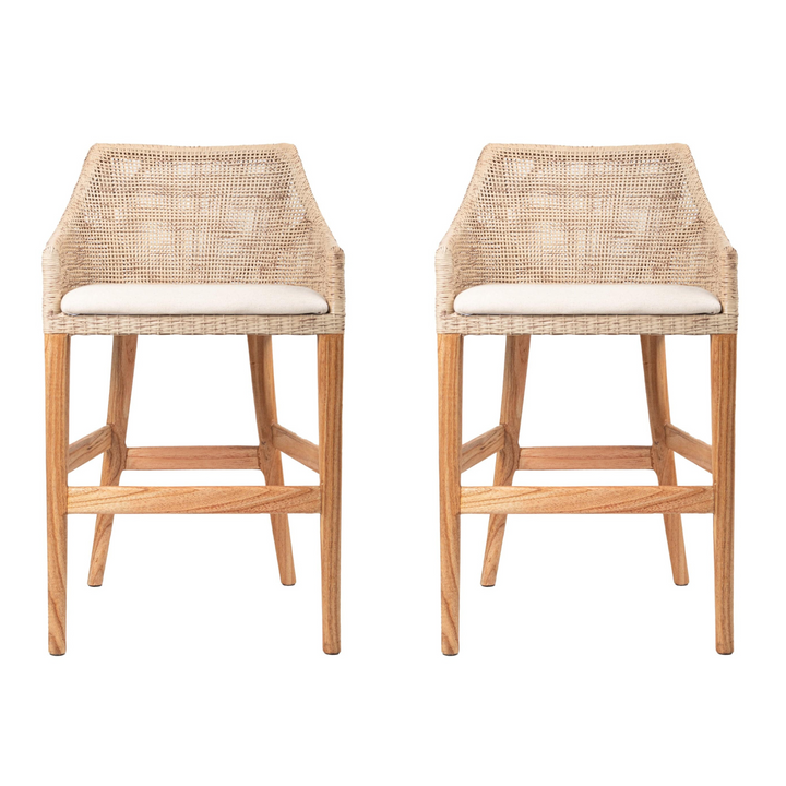 Charlotte Rattan Counter Stool Natural