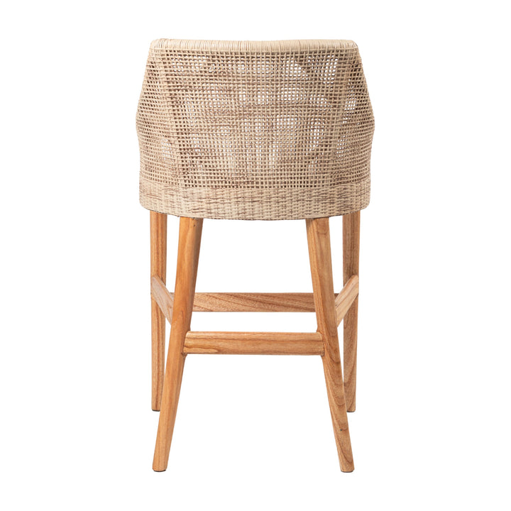 Charlotte Rattan Counter Stool Natural Whitewash