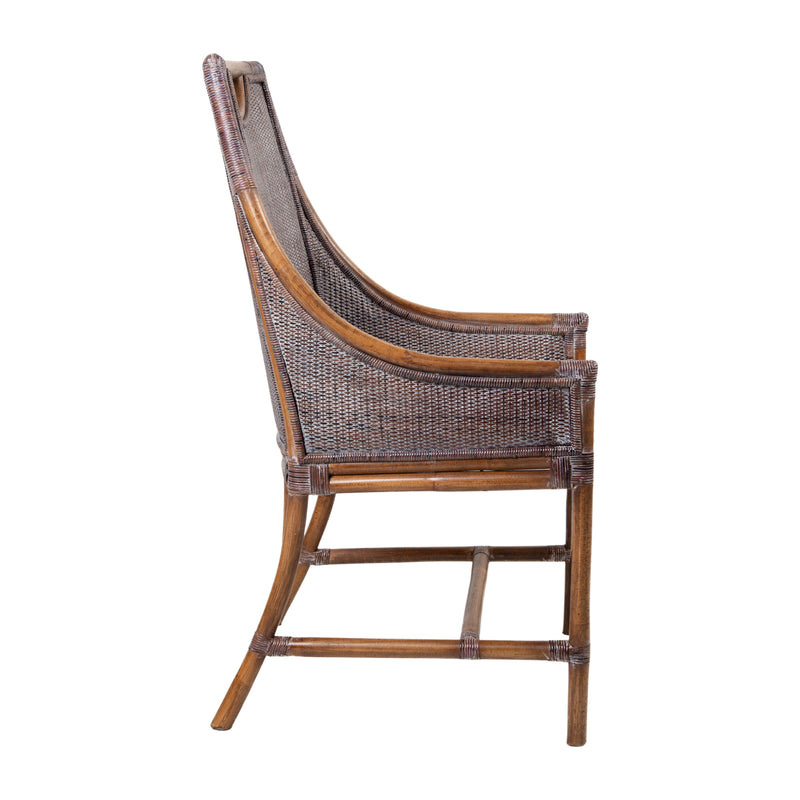 William Bamboo Dining Chair Brown