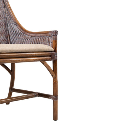 William Bamboo Dining Chair Brown