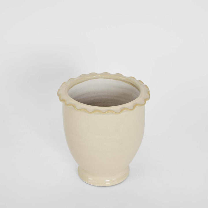 Petal Pot White Large