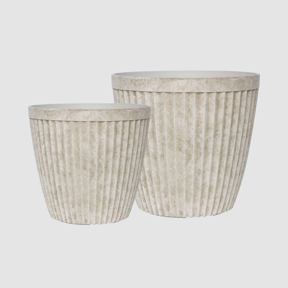 Elwood Set of 2 Planters White