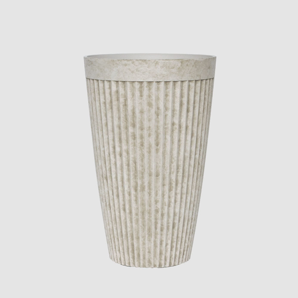 Elwood Set of 2 Tall Planters White