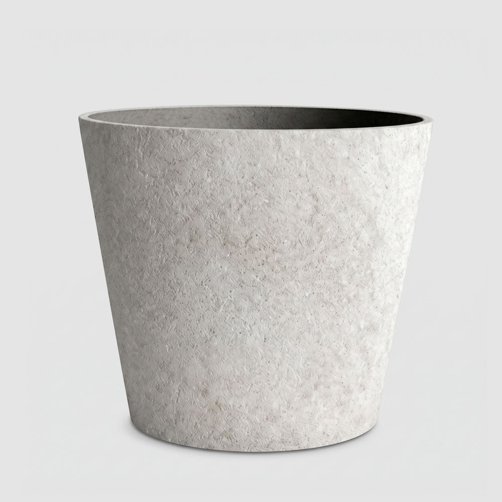 Ridge Set of 2 Planters White