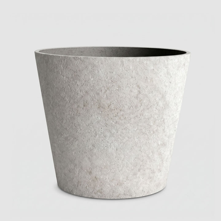 Ridge Set of 2 Planters White