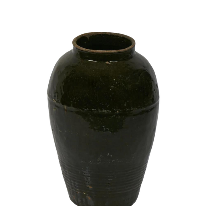 Shanxi 120 Year Terracotta Pot Tall