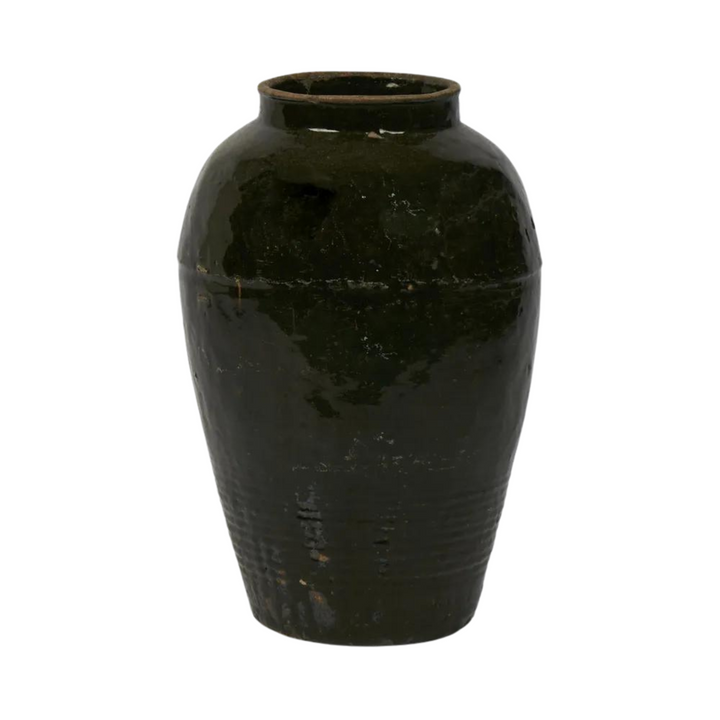 Shanxi 120 Year Terracotta Pot Tall