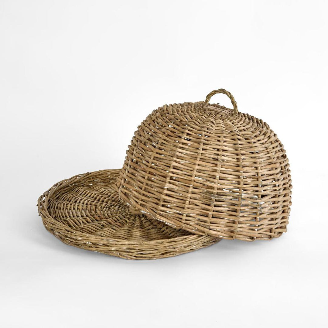 Round Basket W Cover Set of 2