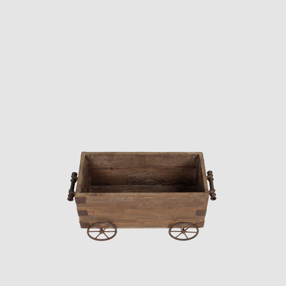 Serre Wooden Box Small With Wheels
