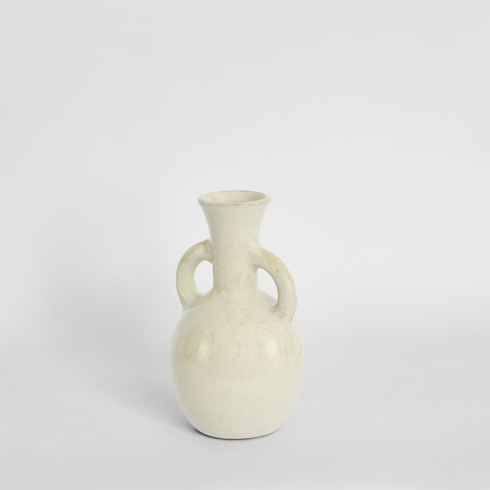 Jolie Vase Wide Rustic Beige