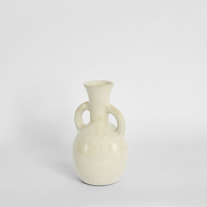 Jolie Vase Wide Rustic Beige