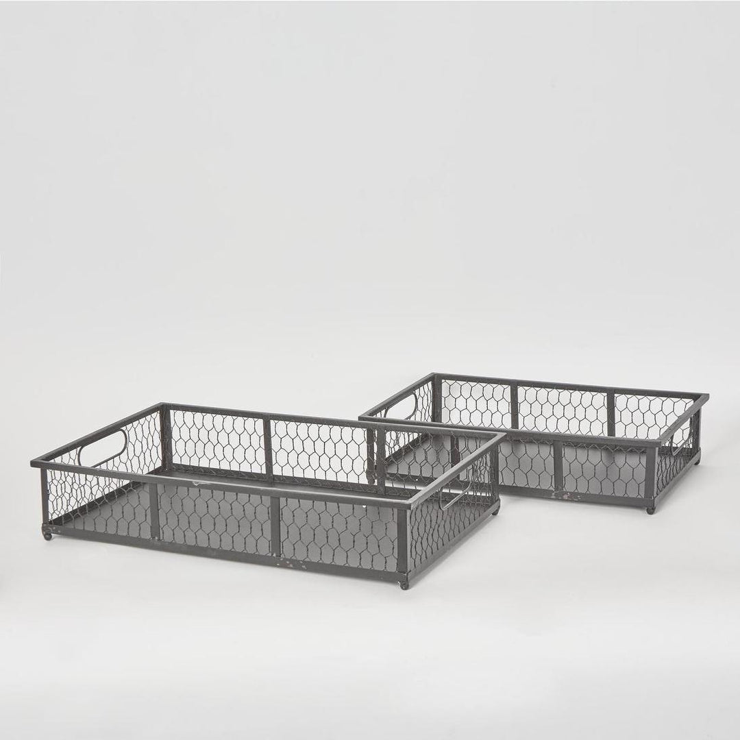 Picardy Wire Trays Set of 2