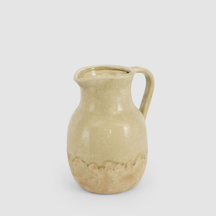 Peillon Half Glazed Jug