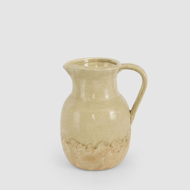 Peillon Half Glazed Jug