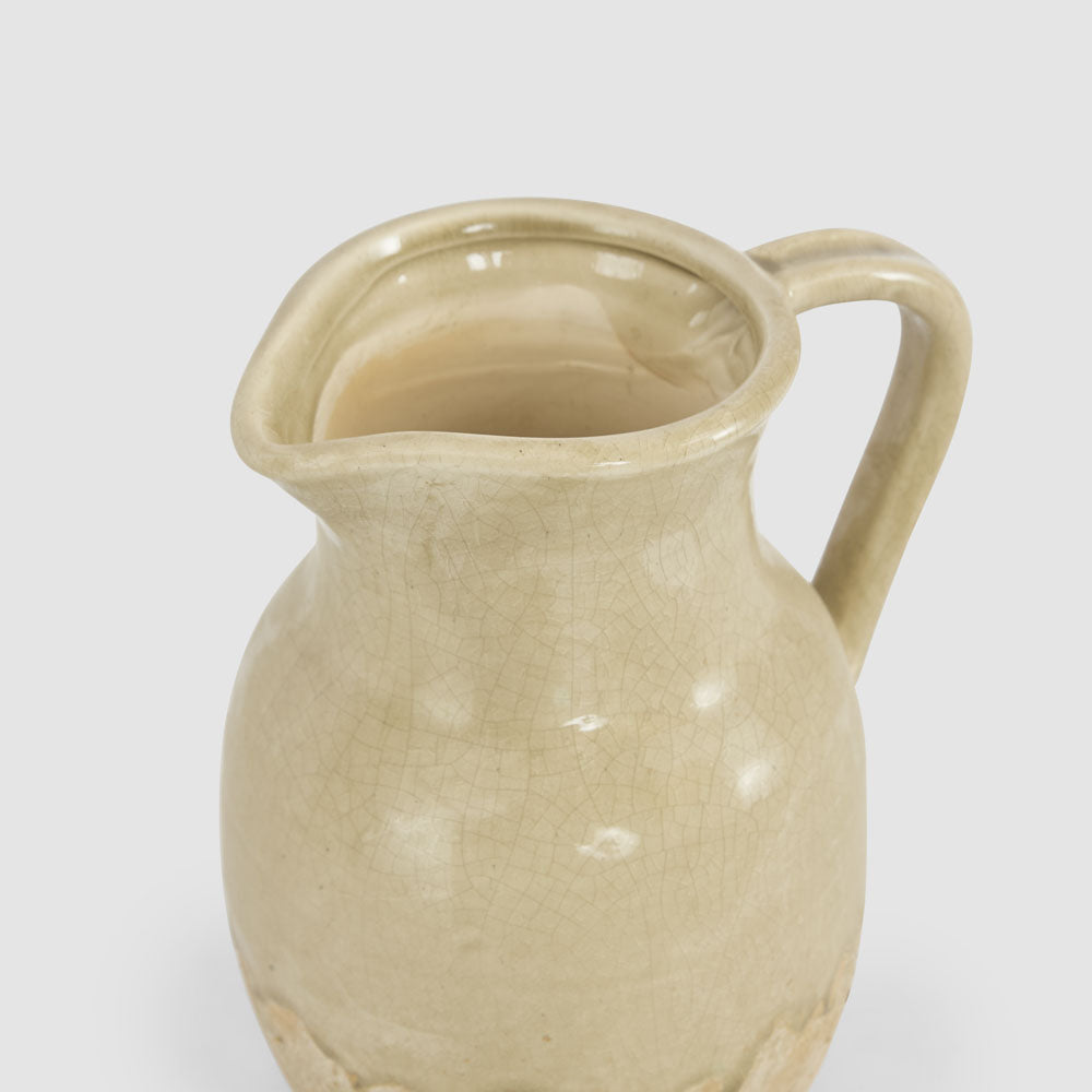 Peillon Half Glazed Jug