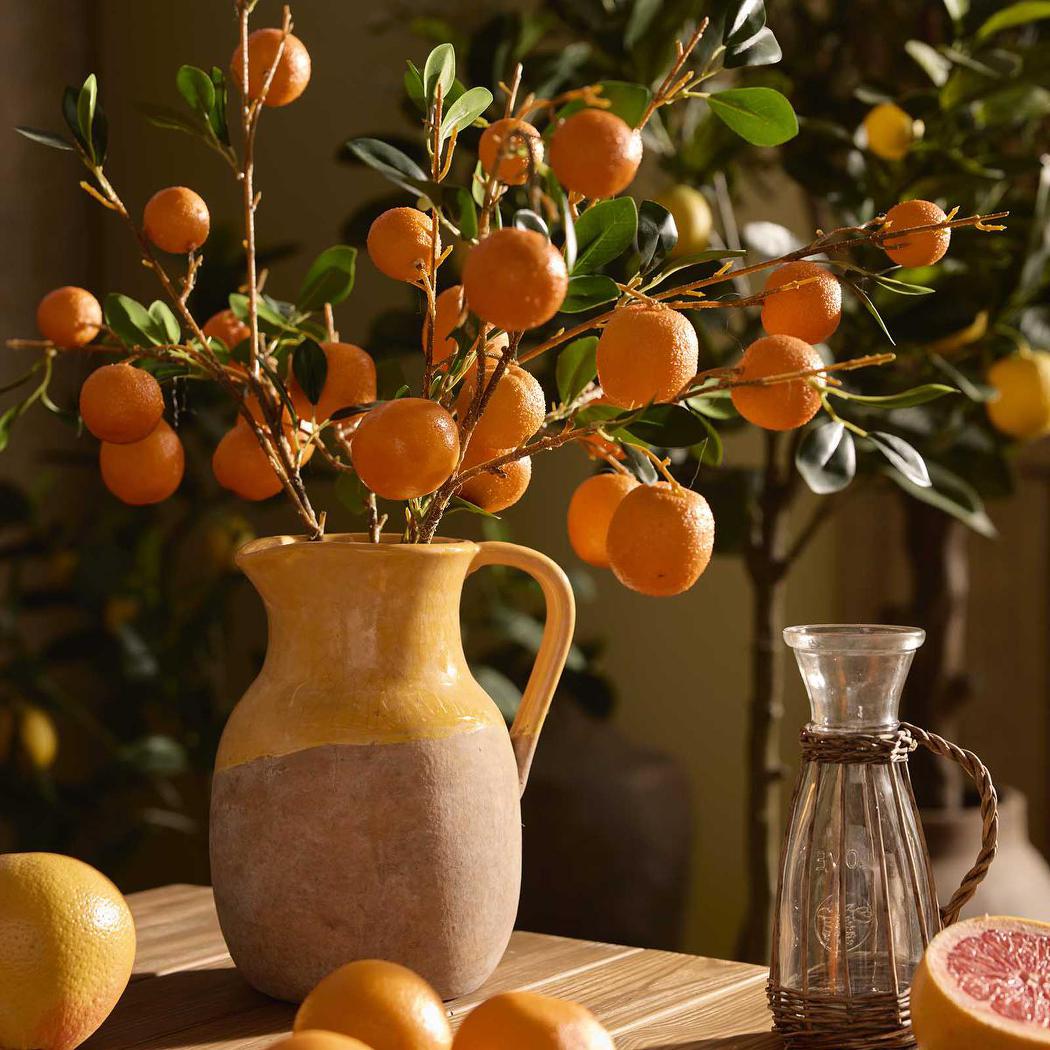 Valencay Half GlazedJug