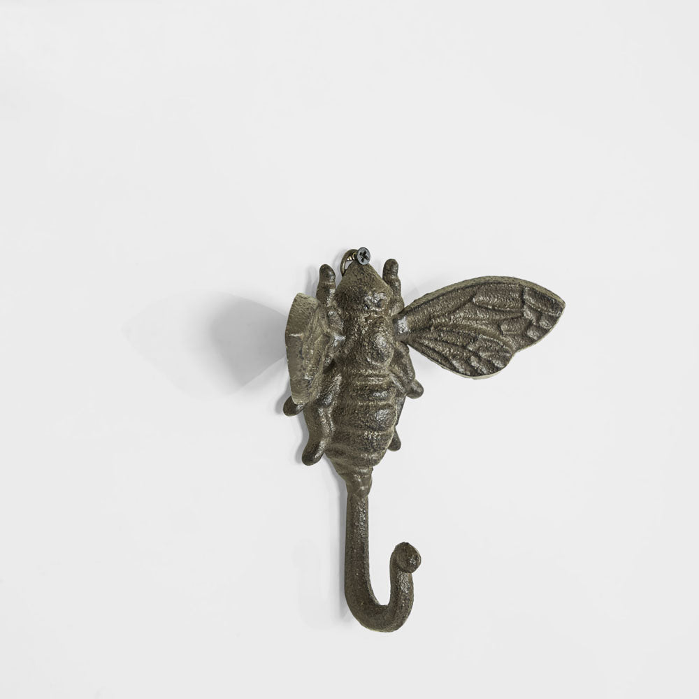 Bumble Bee Cast Iron Wall Hook