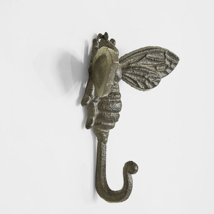 Bumble Bee Cast Iron Wall Hook