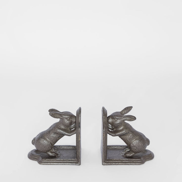 Hugo Hare Cast Iron Book Ends