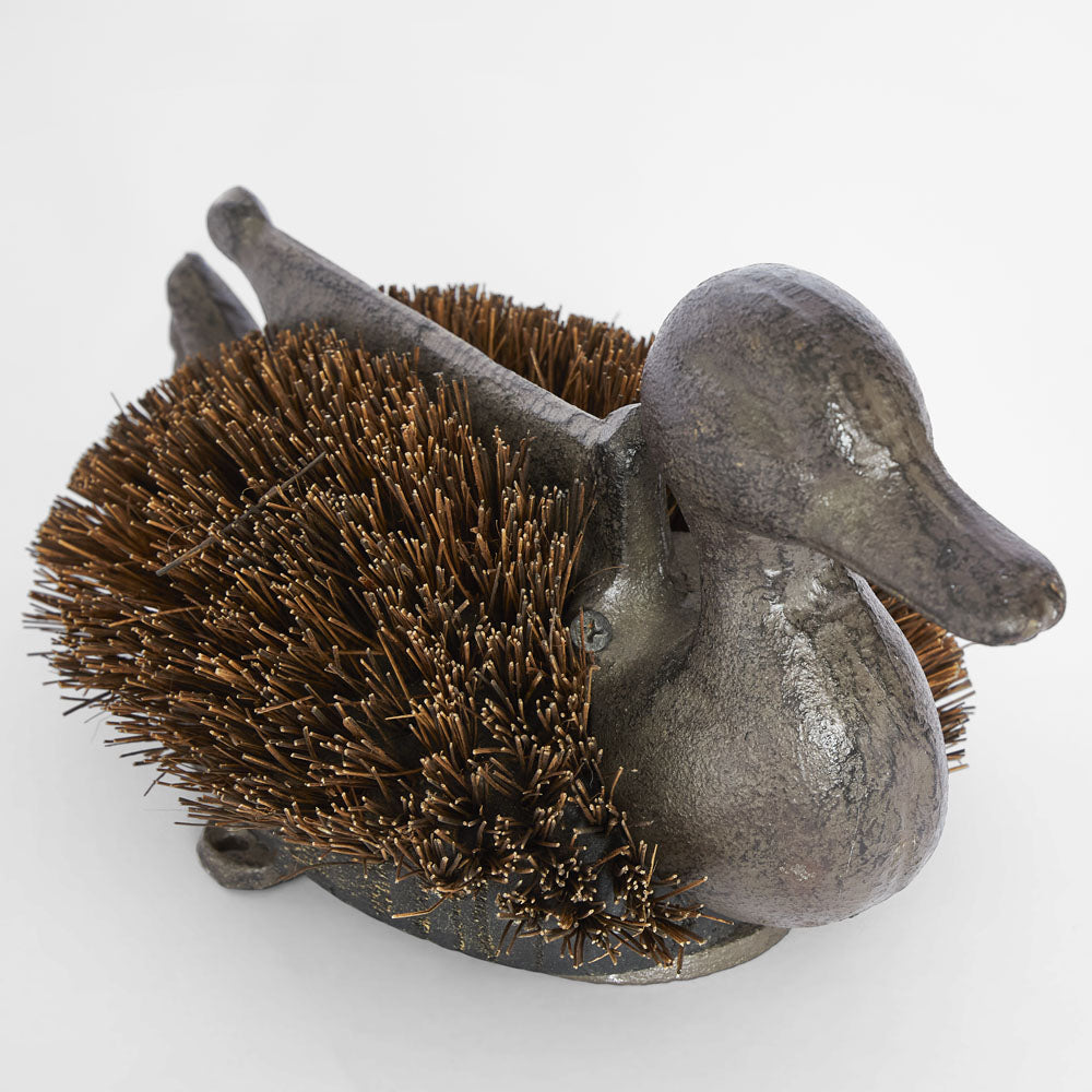 Willow Duck Cast Iron Boot Brush
