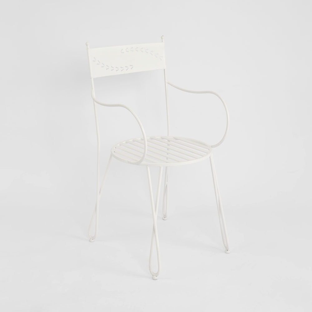 Laurel Bistro Chair Outdoor White
