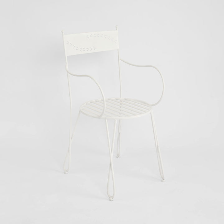 Laurel Bistro Chair Outdoor White