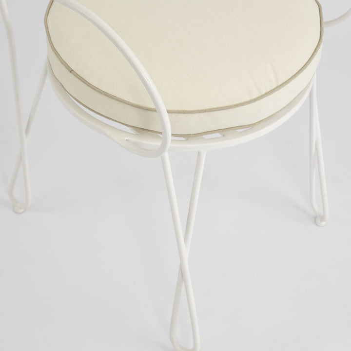 Laurel Bistro Chair Outdoor White