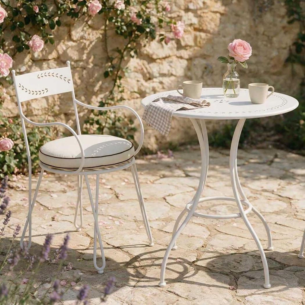 Laurel Bistro Chair Outdoor White