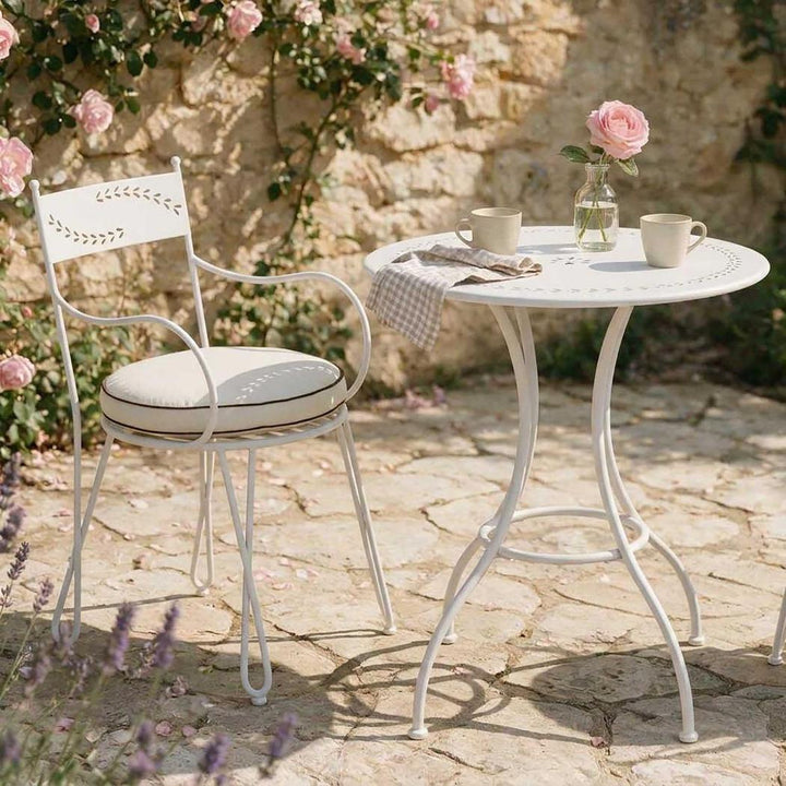 Laurel Bistro Chair Outdoor White