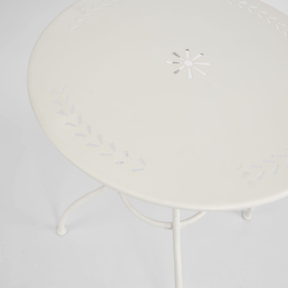 Laurel Bistro Table Outdoor White 70cm